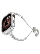 Tower Design Copper Bracelet for Apple Watch 10 46mm / Ultra 2 / Ultra 49mm / 9 8 7 45mm / SE (2023) SE (2022) SE 6 5 4 44mm / 3 2 1 42mm Wrist Band - Silver