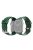 TPU Watch Strap Carbon Fiber Texture Watch Band Strap Replacement for Apple Watch Series Series 7 41mm - Green