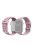 TPU Watch Strap Carbon Fiber Texture Watch Band Strap Replacement for Apple Watch Series Series 7 41mm - Pink