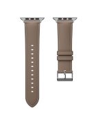 TPU Watch Strap for Apple Watch Series 10 42mm / 9 8 7 41mm / 6 5 4 SE (2023) SE (2022) SE 40mm / 3 2 1 38mm Stitching Lines Wrist Band - Grey