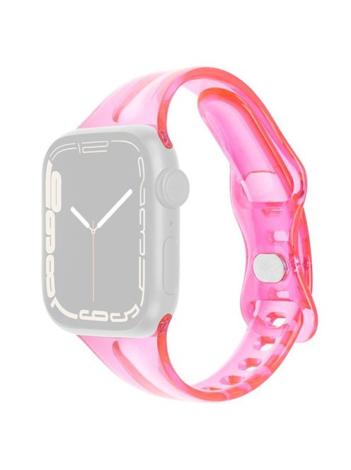 Watch Band For Apple Watch Series 10 42mm / 9 8 7 41mm / 6 5 4 SE (2022) SE (2023) SE 40mm / 3 2 1 38mm TPU Adjustable Strap - Pink