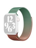 Watch Band For Apple Watch Series 10 42mm / 9 8 7 41mm / 6 5 4 SE (2023) SE (2022) SE 40mm / 3 2 1 38mm Gradient Magnetic Strap - Orange+Light Green