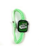 Watch Band for Apple Watch Series 10 42mm / 9 8 7 41mm / SE (2023) SE (2022) SE 6 5 4 40mm / 3 2 1 38mm Braided Rope Drawstring Slim Wrist Strap - Green