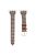 Watch Band for Apple Watch Series 10 42mm / 9 8 7 41mm / SE (2023) SE (2022) SE 6 5 4 40mm / 3 2 1 38mm Cow Leather+Fabric Wrist Strap - Style A