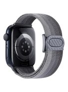 Watch Band For Apple Watch Series 10 42mm / 9 8 7 41mm / SE (2023) SE (2022) SE 6 5 4 40mm / 3 2 1 38mm Elastic Nylon Strap - Gradient Grey