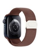 Watch Band For Apple Watch Series 10 42mm / 9 8 7 41mm / SE (2023) SE (2022) SE 6 5 4 40mm / 3 2 1 38mm Elastic Nylon Strap - Smoke Purple