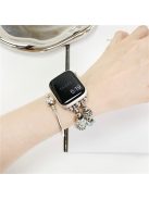 Watch Band for Apple Watch Series 10 42mm / 9 8 7 41mm / SE (2023) SE (2022) SE 6 5 4 40mm / 3 2 1 38mm Jewelry Bracelet Watch Band - Black