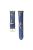 Watch Band for Apple Watch Series 10 42mm / 9 8 7 41mm / SE (2023) SE (2022) SE 6 5 4 40mm / 3 2 1 38mm Lizard Texture Leather Watchband - Blue