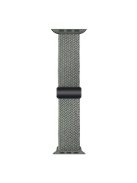 Watch Band for Apple Watch Series 10 42mm / 9 8 7 41mm / SE (2023) SE (2022) SE 6 5 4 40mm / 3 2 1 38mm Magnetic Nylon Braided Wristband - Army Green