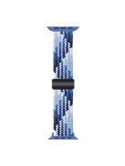 Watch Band for Apple Watch Series 10 42mm / 9 8 7 41mm / SE (2023) SE (2022) SE 6 5 4 40mm / 3 2 1 38mm Magnetic Nylon Braided Wristband - Blueberry