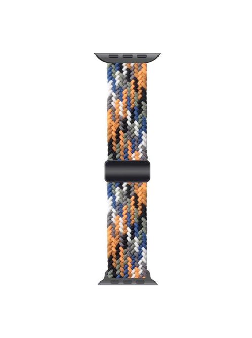 Watch Band for Apple Watch Series 10 42mm / 9 8 7 41mm / SE (2023) SE (2022) SE 6 5 4 40mm / 3 2 1 38mm Magnetic Nylon Braided Wristband - Camo Multi-Color