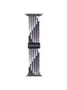 Watch Band for Apple Watch Series 10 42mm / 9 8 7 41mm / SE (2023) SE (2022) SE 6 5 4 40mm / 3 2 1 38mm Magnetic Nylon Braided Wristband - Gradient Grey