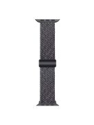 Watch Band for Apple Watch Series 10 42mm / 9 8 7 41mm / SE (2023) SE (2022) SE 6 5 4 40mm / 3 2 1 38mm Magnetic Nylon Braided Wristband - Graphite Black