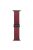 Watch Band for Apple Watch Series 10 42mm / 9 8 7 41mm / SE (2023) SE (2022) SE 6 5 4 40mm / 3 2 1 38mm Magnetic Nylon Braided Wristband - Red+Black