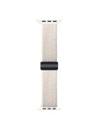 Watch Band for Apple Watch Series 10 42mm / 9 8 7 41mm / SE (2023) SE (2022) SE 6 5 4 40mm / 3 2 1 38mm Magnetic Nylon Braided Wristband - Starlight Whte