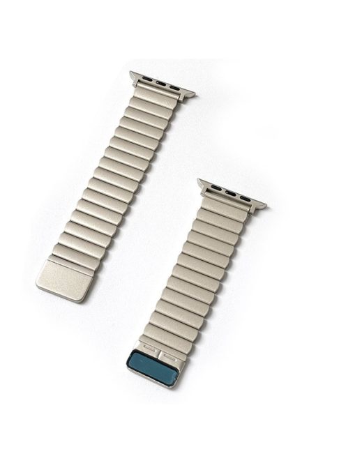 Watch Band for Apple Watch Series 10 42mm / 9 8 7 41mm / SE (2023) SE (2022) SE 6 5 4 40mm / 3 2 1 38mm Magnetic Watchband Strap - Starlight