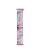 Watch Band for Apple Watch Series 10 42mm / 9 8 7 41mm / SE (2023) SE (2022) SE 6 5 4 40mm / 3 2 1 38mm Nylon Pattern Strap - Aqueous Fluid