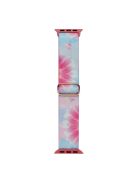 Watch Band for Apple Watch Series 10 42mm / 9 8 7 41mm / SE (2023) SE (2022) SE 6 5 4 40mm / 3 2 1 38mm Nylon Pattern Strap - Flowers / Butterflies