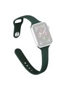 Watch Band for Apple Watch Series 10 42mm / 9 8 7 41mm / SE (2023) SE (2022) SE 6 5 4 40mm / 3 2 1 38mm Slim Bands Wrist Strap - Dark Green