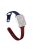 Watch Band for Apple Watch Series 10 42mm / 9 8 7 41mm / SE (2023) SE (2022) SE 6 5 4 40mm / 3 2 1 38mm Slim Bands Wrist Strap - Midnight Blue+Wine Red