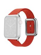 Watch Band for Apple Watch Series 10 42mm / 9 8 7 41mm / SE (2023) SE (2022) SE 6 5 4 40mm / 3 2 1 38mm Snap Button Men's Strap - Orange