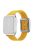 Watch Band for Apple Watch Series 10 42mm / 9 8 7 41mm / SE (2023) SE (2022) SE 6 5 4 40mm / 3 2 1 38mm Snap Button Men's Strap - Yellow