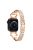 Watch Band for Apple Watch Series 10 42mm / 9 8 7 41mm / SE (2023) SE (2022) SE 6 5 4 40mm / 3 2 1 38mm Stainless Steel Rhinestone Decor 5-Bead Strap - Rose Gold