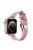 Watch Band for Apple Watch Series 10 42mm / 9 8 7 41mm / SE (2023) SE (2022) SE 6 5 4 40mm / 3 2 1 38mm Watch Strap - Pink / Silver Buckle