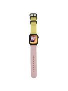 Watch Band for Apple Watch Series 10 42mm / 9 8 7 41mm / SE (2023) SE (2022) SE 6 5 4 40mm / 3 2 1 38mm Watch Strap Nylon Watchband - Yellow+Pink