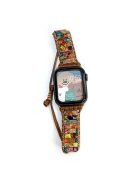 Watch Band for Apple Watch Series 10 42mm / 9 8 7 41mm / SE (2023) SE (2022) SE 6 5 4 40mm / 3 2 1 38mm Woven Rope Stone Strap - Multi-Color