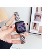 Watch Band for Apple Watch Series 10 42mm / 9 8 7 41mm / SE (2023) SE (2022) SE 6 5 4 40mm / 3 2 1 38mm Zinc Alloy Wrist Strap - Silver