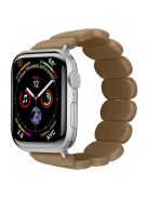 Watch Band for Apple Watch Series 10 46mm / Ultra 2 Ultra 49mm /  Series 9 8 7 45mm / 6 5 4 SE (2023) SE (2022) SE 44mm / 3 2 1 42mm Elastic Resin Strap - Brown