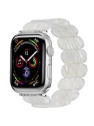 Watch Band for Apple Watch Series 10 46mm / Ultra 2 Ultra 49mm /  Series 9 8 7 45mm / 6 5 4 SE (2023) SE (2022) SE 44mm / 3 2 1 42mm Elastic Resin Strap - Fluorescent