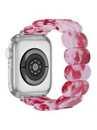 Watch Band for Apple Watch Series 10 46mm / Ultra 2 Ultra 49mm /  Series 9 8 7 45mm / 6 5 4 SE (2023) SE (2022) SE 44mm / 3 2 1 42mm Elastic Resin Strap - Hot Pink