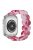 Watch Band for Apple Watch Series 10 46mm / Ultra 2 Ultra 49mm /  Series 9 8 7 45mm / 6 5 4 SE (2023) SE (2022) SE 44mm / 3 2 1 42mm Elastic Resin Strap - Hot Pink