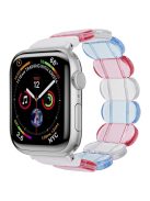 Watch Band for Apple Watch Series 10 46mm / Ultra 2 Ultra 49mm /  Series 9 8 7 45mm / 6 5 4 SE (2023) SE (2022) SE 44mm / 3 2 1 42mm Elastic Resin Strap - Multicolor