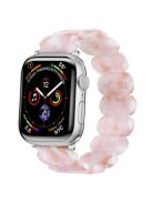 Watch Band for Apple Watch Series 10 46mm / Ultra 2 Ultra 49mm /  Series 9 8 7 45mm / 6 5 4 SE (2023) SE (2022) SE 44mm / 3 2 1 42mm Elastic Resin Strap - Pink Mix