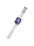 Watch Band for Apple Watch Series 10 46mm / Ultra 2 Ultra 49mm /  Series 9 8 7 45mm / 6 5 4 SE (2023) SE (2022) SE 44mm / 3 2 1 42mm Winter Furry Nylon Strap - White