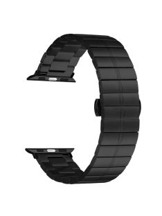   Watch Strap for Apple Watch 10 46mm / Ultra 2 / Ultra 49mm / 9 8 7 45mm / SE (2023) SE (2022) SE 6 5 4 44mm / 3 2 1 42mm Metal Band - Black