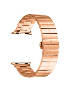   Watch Strap for Apple Watch 10 46mm / Ultra 2 / Ultra 49mm / 9 8 7 45mm / SE (2023) SE (2022) SE 6 5 4 44mm / 3 2 1 42mm Metal Band - Rose Gold