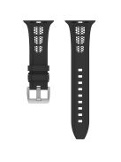 Watch Strap for Apple Watch 10 46mm / Ultra 2 / Ultra 49mm / 9 8 7 45mm / SE (2023) SE (2022) SE 6 5 4 44mm / 3 2 1 42mm Silicone Band - Black