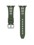 Watch Strap for Apple Watch 10 46mm / Ultra 2 / Ultra 49mm / 9 8 7 45mm / SE (2023) SE (2022) SE 6 5 4 44mm / 3 2 1 42mm Silicone Band - Green