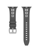 Watch Strap for Apple Watch 10 46mm / Ultra 2 / Ultra 49mm / 9 8 7 45mm / SE (2023) SE (2022) SE 6 5 4 44mm / 3 2 1 42mm Silicone Band - Grey