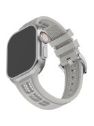 Watch Strap for Apple Watch 10 46mm / Ultra 2 / Ultra 49mm / 9 8 7 45mm / SE (2023) SE (2022) SE 6 5 4 44mm / 3 2 1 42mm Silicone Band - Light Grey