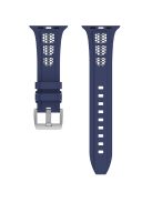 Watch Strap for Apple Watch 10 46mm / Ultra 2 / Ultra 49mm / 9 8 7 45mm / SE (2023) SE (2022) SE 6 5 4 44mm / 3 2 1 42mm Silicone Band - Midnight Blue