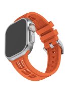 Watch Strap for Apple Watch 10 46mm / Ultra 2 / Ultra 49mm / 9 8 7 45mm / SE (2023) SE (2022) SE 6 5 4 44mm / 3 2 1 42mm Silicone Band - Orange