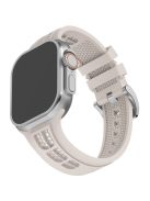 Watch Strap for Apple Watch 10 46mm / Ultra 2 / Ultra 49mm / 9 8 7 45mm / SE (2023) SE (2022) SE 6 5 4 44mm / 3 2 1 42mm Silicone Band - Starlight