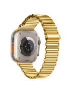 Watch Strap for Apple Watch Series 10 42mm / 9 8 7 41mm / SE (2023) SE (2022) SE 6 5 4 40mm / 3 2 1 38mm Adjustable Hollow Watch Band - Gold