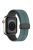 Watch Strap for Apple Watch Series 10 42mm / 9 8 7 41mm / SE (2023) SE (2022) SE 6 5 4 40mm / 3 2 1 38mm Bi-Color Silicone Magnetic Buckle Wrist Band - Olive Green / Black