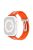 Watch Strap for Apple Watch Series 10 42mm / 9 8 7 41mm / SE (2023) SE (2022) SE 6 5 4 40mm / 3 2 1 38mm Bi-Color Silicone Watch Band with Buckle - Orange / Starlight